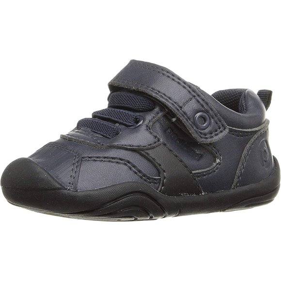 NEW pediped Baby Grip N Go Franklin Navy Leather Comfort Active Dress Sneaker - Picture 1 of 3
